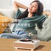 Tocadiscos retro Bluetooth de audio con faro giratorio, altavoz inalámbrico para computadora con carga, nuevo regalo creativo transfronterizo