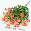 Simulación orquídea de pasto de primavera hojas de eucalipto magnolia narcisos decoración exterior para el hogar joyería artificial floral al por mayor