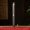 Tubo de Incienso Lacado de Sándalo Morado, Portainciensos Estilo Chino, Artesanía de Tubo de Incienso de Palo de Rosa Africano