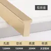 Puerta de Armario Superior Personalizada Manija Larga Moderna Simple Negra Lujo Ligero Minimalista Gabinete Armario Manija Larga