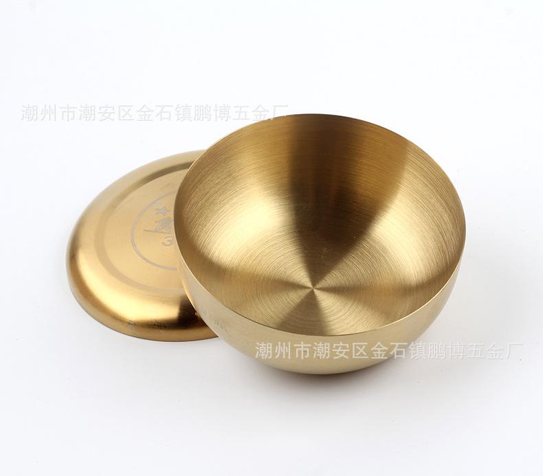 304金色单层盖碗5