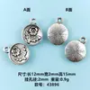 Múltiplos Estilos de Pingentes de Flores Frescas Flores Pequenas DIY Acessórios de Joias Liga de Zinco Charms para Colar Bolsa Atacado