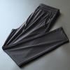 Pantalones deportivos casuales de verano de seda de hielo para hombre, pantalones delgados sueltos para aire acondicionado, nueve mallas elásticas, una generación de cabello