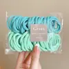 Gomas para el Cabello de Color Caramelo para Niñas Cuerdas Elásticas de Alta Elasticidad para el Cabello de Niños Bandas de Goma Amigables con el Cabello de Bebé para Hacer Trenzas Pequeñas Cuerdas para el Cabello Accesorios para el Cabello