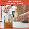Garrafa espremedora de xarope para lojas de milk tea, garrafa de prensar açúcar de vidro, garrafa dispensadora manual tipo prensa, garrafa dispensadora de frutose, espremedor de suco