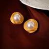 Brincos Vintage Agulha de Prata Nicho Luxo Acessível Brincos High-End Brincos Elegantes Atacado Feminino Atacado de Fábrica