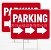 Letrero Popular de Venta de Casas Abiertas Transfronterizo Señalización de Jardín Letrero Rojo Personalizado Señal Indicadora de Dirección de Flecha