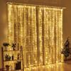 Novo Modelo 3m Luzes de Cortina de Fio de Cobre LED Luzes de Fio de Cobre USB Oito Funções Luzes Coloridas Pequenas Luzes de Fio de Natal Luzes Decorativas de Atmosfera Fio de Cobre