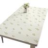 Toalha de Mesa Estilo Novo 2025 Pequena e Fresca Luxo Acessível Toalha de Mesa High-End Sem Lavagem À Prova de Óleo e Impermeável Pvc Mesa de Jantar Mesa de Centro Tapete