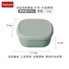 Pote de Silicone para Almoço Aquecimento no Micro-ondas com Tampa Trabalhador de Escritório Pote de Frutas para Almoço Caixa para Conservar Fresco Pote para Almoço na Geladeira Estudante