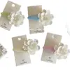 Pasador de Mimbre Colorido Estilo Ins Coreano Flor de Cinco Pétalos Pasador Estilo Vacaciones Dopamina Pasador para Flequillo Estilo Femenino