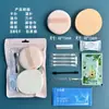 Puff Desechable para Novia Set de Herramientas de Maquillaje Esponja Toalla Facial Puff para Estudio Fotográfico Bolsa de Maquillaje Suministros de Belleza