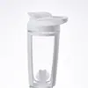 Vaso Batidor Portátil de Plástico de Doble Capa de 500 ml con Escala Batido de Leche Proteína en Polvo Fitness Deportes Regalo Vaso de Agua