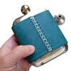 Olla de vino personalizada de cuero estilo antiguo, funda de cuero, botella de vino de acero inoxidable, bolsa para vino, cubierta protectora, botella de whisky, cubierta de PU