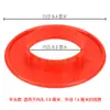 Tapa de bobina de poliéster, cubierta de bobina de tubo de papel, tapa de bobina de hilo de baja elasticidad, tapa de cabeza redonda y cabeza plana, anillo para quitar hilo, accesorios de máquina circulares grandes, material nuevo
