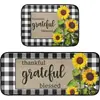 Felpudo Decorativo Navideño Transfronterizo Alfombra Larga de Cocina Absorbente de Aceite Felpudo Antideslizante Resistente a la Suciedad para Puerta para Pelo