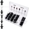 Accesorios especiales de hebilla para coche transfronterizo 100 piezas en caja de plástico con clavo perforante, clip para parachoques, hebilla para guardabarros