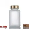 Botella Cápsula de Vidrio Transparente Transfronteriza 100ml Producto para la Salud Botella de Medicamento Botella de Reactivo Sellada para el Hogar Almacenamiento a Prueba de Humedad Botella Vacía