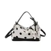 2026 Nueva Moda Única de Nicho Bolso de Lunares para Mujer Versátil Bolso Cruzado Exquisito Súper Popular Bolso de Mano Pequeño Bolso Tote