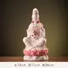 Cerámica Enviando Hijo Avalokitesvara Estatua de Buda Emperatriz Adoración Dioses del Hogar Sentado Loto Buscando Hijo Estatua Grande de Avalokitesvara Lámpara Adornos