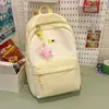 Mochila Nueva de Moda con Bloques de Color, Ligera, Casual, Simple, Versátil, Bolsa Escolar de Gran Capacidad para Niñas