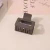 Pinza para el Cabello Mate Transfronteriza Tipo Pinza de Tiburón con Acabado de Alta Gama, Pinza de Garra Rectangular Simple de 13 cm, Tamaño Grande para Cabello Grueso, Accesorio para el Cabello para Mujer