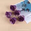 Atacado do Fabricante Rosa Azul Dourado Encantadora Cristal Artificial Flor de Rosa 520 Dia dos Namorados Chinês Flor Artificial Decoração de Casamento