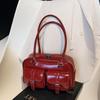 Bolso de bolos de gran capacidad estilo coreano, bolso de mano con múltiples bolsillos para la axila, bolso de hombro para uso diario, primavera y verano 2025.