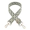Nueva correa ancha de jacquard cruzado de 3.8 cm, correa larga gruesa para reducir la carga, correa de repuesto cruzada, accesorios para bolso de mujer