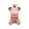 Zuecos de estilo lujoso transfronterizos, con pedrería brillante, adornos de flor de perla y cadena en forma de corazón, accesorios de hebilla de metal desmontables para zapatos