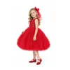 Vestido de princesa abullonado, atuendo para el primer cumpleaños del bebé, vestido elegante para niñas, vestido de cumpleaños, vestido de princesa, vestido para tarta