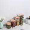 Frasco Sellado de Grado Alimenticio Plástico Engrosado Transparente Caja de Almacenamiento Frasco Cuadrado para Almacenar Snacks Frasco para Almacenar Granos