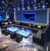 Sofá KTV, asientos en forma de U y L para cabinas en discotecas, salones de negocios y bares, acero inoxidable, asientos para barra de bar, sofá y mesa de café