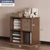 Armário de Armazenamento com Janela de Canto para Varanda, Armário Baixo de Camada Única de Chão, Estante de Livros, Estante de Livros para Casa, Prateleira de Armazenamento, Armário, Armário de Armazenamento, Estilo Grade