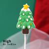 Decoração de Bolo de Natal 2025 Cola Macia Desenho Papai Noel Alce Plug-In Meninos e Meninas Acessórios de Confeitaria