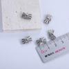 Personalizado DIY Hecho a Mano Exportación Acero Titanio Estampado Alas Corazón Lazo Pulido Eléctrico Accesorios de Joyería Que No Se Desvanecen