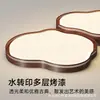 Lámpara de Techo Vintage con Veta de Madera de Nogal para Sala de Estar, Dormitorio, Comedor, Estudio, Iluminación con Protección Ocular Estilo Mid-Century, Nuevo Modelo 2026 para Toda la Casa