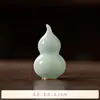 Calabaza Pequeña de Cerámica Estilo Antiguo, Colgante Cultural y Creativo de Porcelana de Jade, Decoración Colgante para Coche, Mascota de Té Hecha a Mano, Colgante Creativo, Venta al por Mayor