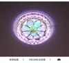Luz de corredor de cristal, luz de corredor, holofote embutido colorido, luz de entrada oculta, luz circular de varanda, estilo de luxo leve
