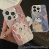 Tom Mary manzana 17air funda de teléfono 15plus8 pareja 14xs11 protección 16pro12 lindo 7-color plata