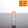 22 diámetro boca recta Frasco de vidrio de corcho tubo de ensayo botella botella pequeña botella de vidrio transparente tubo recto botella de los deseos botella de almacenamiento de áloe