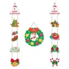 Amazon Transfronteiriça Nova Decoração de Natal Pendente de Porta Decoração de Feriado Cortina de Porta de Natal Pingente Suprimentos para Decoração de Festa
