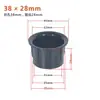 Tubo Guía, Tubo Inversor, Tubo Guía de Fase, Apertura para Altavoz Mini de 1.0 pulgada, 2 pulgadas, 3 pulgadas, 4 pulgadas 21-41 mm Accesorios de Audio