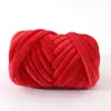 Fio de Lã Grossa 3cm Espessura Icelandic DIY Velvet Core-Spun Yarn Feito à Mão para Mantas, Bolsas, Almofadas, Camas de Gato Pet