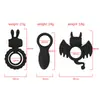 Anillo de Conejo Anillo de Murciélago Anillo de Capullo de Flor Anillo Vibratorio de Bloqueo de Semen para Hombres Anillo de Extensión de Bloqueo de Semen de Silicona Anillo Jj Aliexpress Amazon