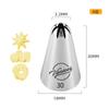 Bico Decorativo Personalizado para Bolo Boca Decorativa Biscoitos Rosa Ferramenta DIY para Assar Aço Inoxidável 304 Bico Decorativo Trompete