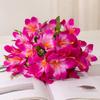 Lirio Artificial de 5 Ramas y 10 Cabezas de Colores Boda Decoración del Hogar Narciso Artificial Orquídea Flores Decorativas Flores Falsas Venta al por Mayor