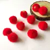 20mm Bola Colgante de Otoño e Invierno Bola de Pelo de Conejo Colgante de Felpa DIY Accesorios de Joyería Cuentas Cadena de Teléfono Móvil Llavero