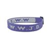 WWJD/WWJD pulsera de muñeca con estampado jacquard de letras, pulsera de muñeca deportiva unisex, correa de mano