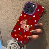 Pônei de Bolinhas Adequado para Capa de Celular Apple 15 Criativa 16Pro Iphone17 Nicho 14Promax Fofo 13
